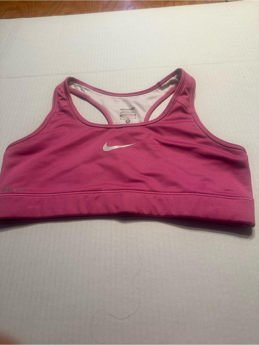 Nike Pink Racerback Dri-FIT Sports Bra - Picture 1 of 5
